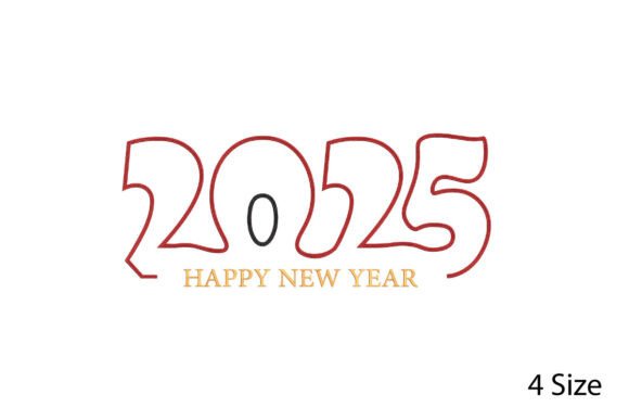 2025 New Year Machine Embroidery