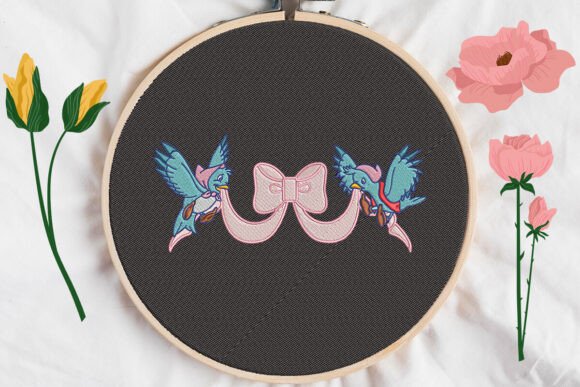 Bird Bow Embroidery: A Seasonal Stitch Worth Stocking