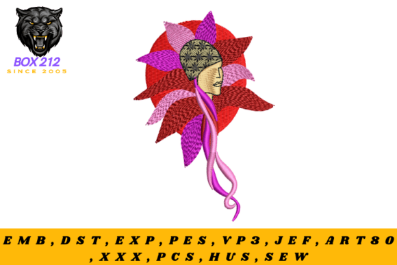 The Flower Digital Embroidery Design