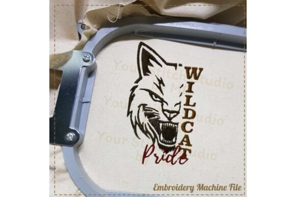 Wildcat Pride Embroidery Design